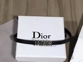 Dior Jadior Necklace in Gold Tone Finish Aged Metal Black For Sale