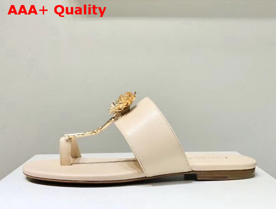 Dior Jardin Thong Sandal Cream Calfskin Replica