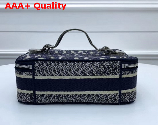 Dior Jewelry Box in Blue Dior Oblique Jacquard Canvas Replica