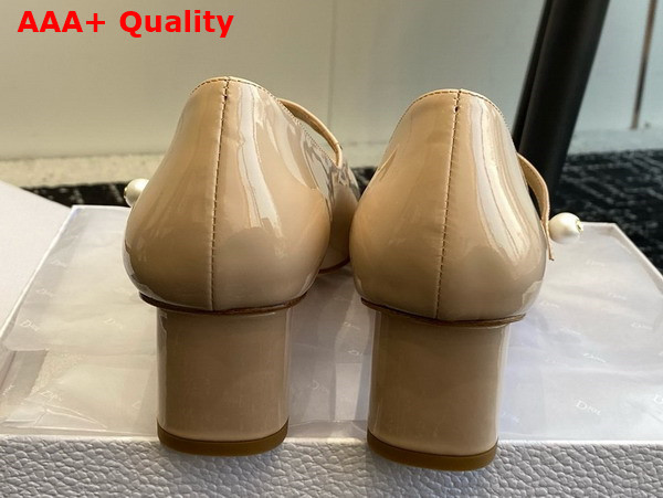 Dior Jolie Dior Pump Nude Patent Calfskin Replica