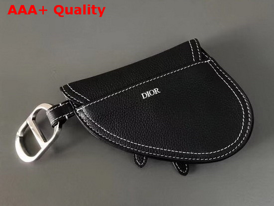 Dior Key Ring Saddle in Black Replica