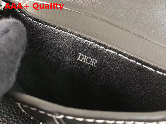 Dior Key Ring Saddle in Black Replica