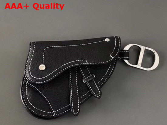 Dior Key Ring Saddle in Black Replica