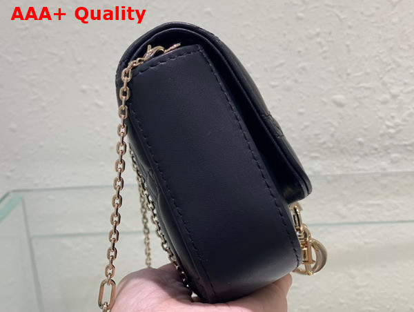 Dior Lady Dior Phone Pouch Black Cannage Lambskin Replica