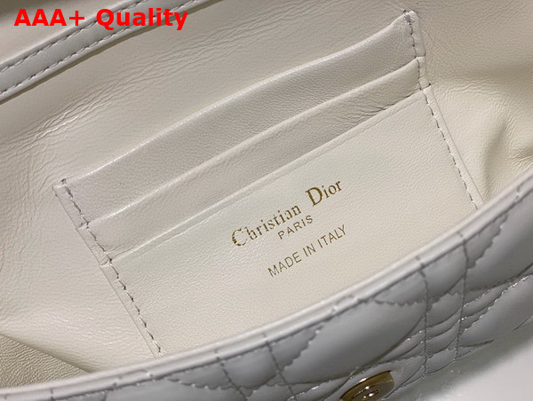 Dior Lady Dior Phone Pouch Latte Cannage Lambskin Replica