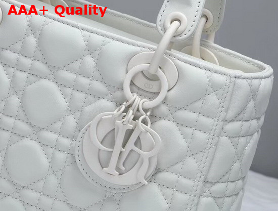 Dior Lady Dior Ultra Matte Bag in Matte Latte Cannage Calfskin Replica