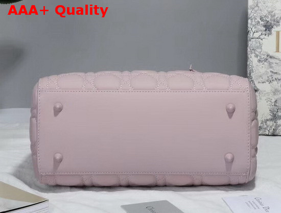 Dior Lady Dior Ultra Matte Bag in Matte Pink Cannage Calfskin Replica