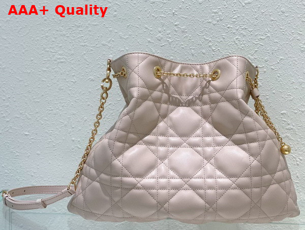 Dior Large Dior Ammi Bag Aesthetic Beige Supple Macrocannage Lambskin Replica