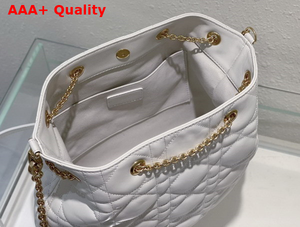 Dior Large Dior Ammi Bag in White Supple Macrocannage Lambskin Replica