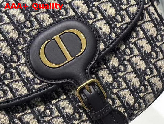 Dior Large Dior Bobby Bag Blue Dior Oblique Jacquard Canvas Replica