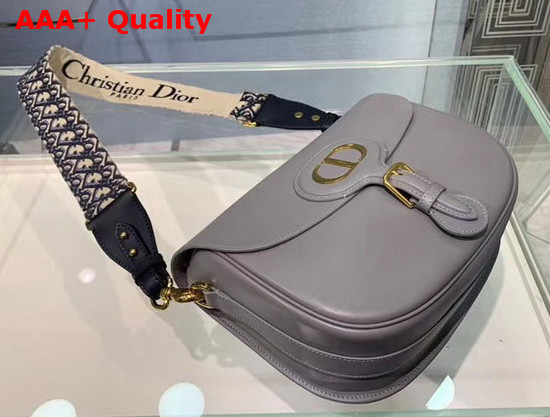 Dior Large Dior Bobby Bag Gray Box Calfskin Replica