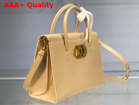 Dior Large St Honore Tote Beige Grained Calfskin Replica