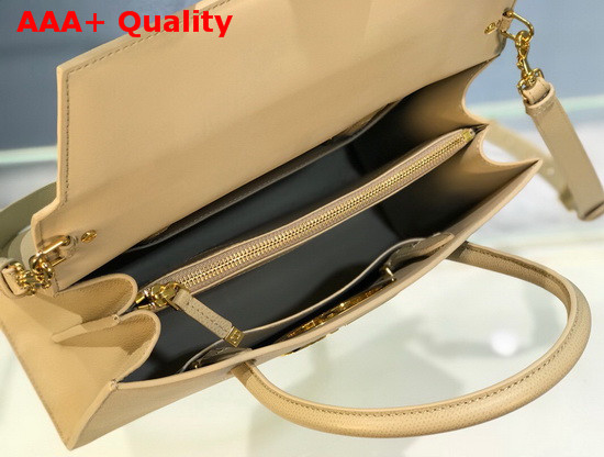 Dior Large St Honore Tote Beige Grained Calfskin Replica