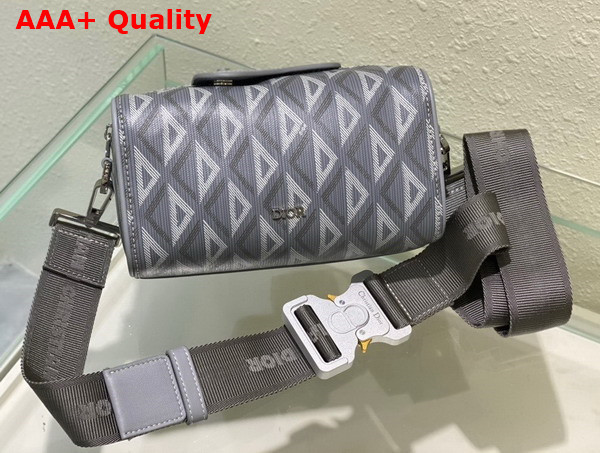 Dior Lingot 22 Bag Dior Gray CD Diamond Canvas Replica