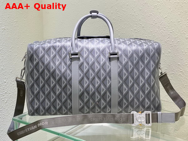 Dior Lingot 50 Duffle Bag Dior Gray CD Diamond Canvas Replica