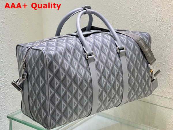 Dior Lingot 50 Duffle Bag Dior Gray CD Diamond Canvas Replica