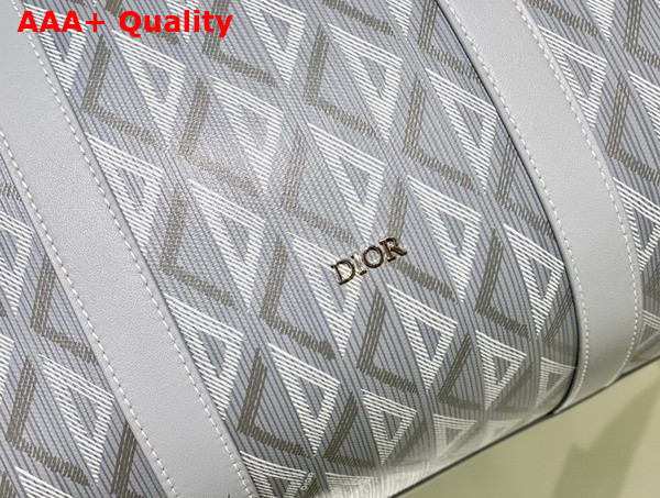 Dior Lingot 50 Duffle Bag Dior Gray CD Diamond Canvas Replica