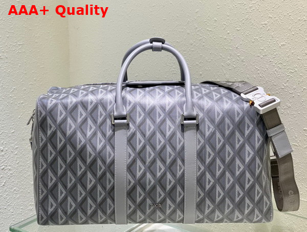 Dior Lingot 50 Duffle Bag Dior Gray CD Diamond Canvas Replica