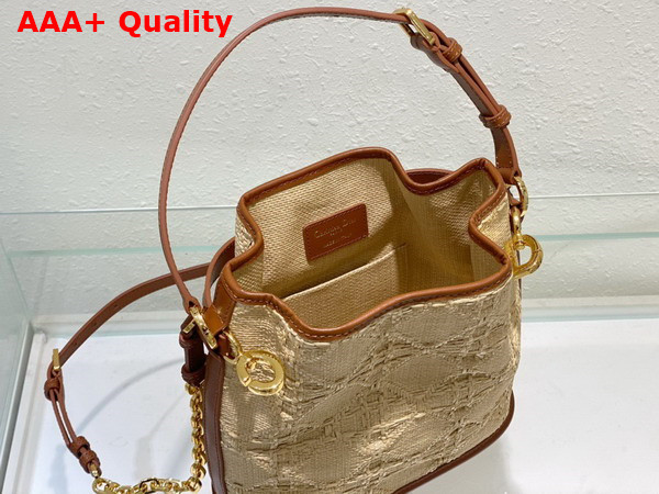 Dior Medium Cest Dior Bag Natural Cannage Raffia Replica