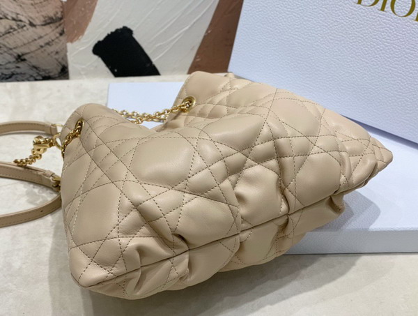 Dior Medium Dior Ammi Bag Beige Supple Macrocannage Lambskin Replica