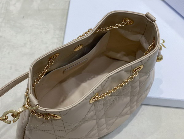 Dior Medium Dior Ammi Bag Beige Supple Macrocannage Lambskin Replica