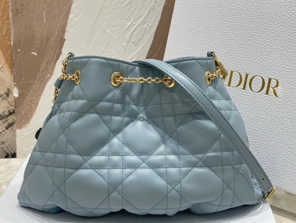 Dior Medium Dior Ammi Bag Light Blue Supple Macrocannage Lambskin Replica