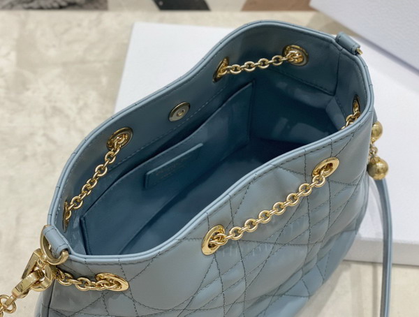 Dior Medium Dior Ammi Bag Light Blue Supple Macrocannage Lambskin Replica