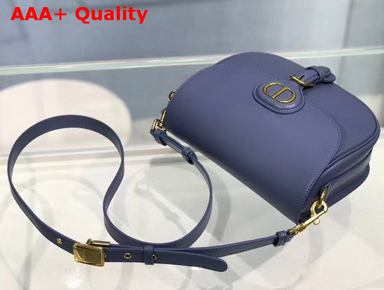 Dior Medium Dior Bobby Bag Denim Blue Box Calfskin Replica