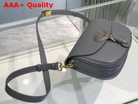 Dior Medium Dior Bobby Bag Gray Box Calfskin Replica