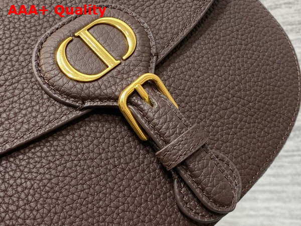 Dior Medium Dior Bobby Bag in Brown Grained Calfskin Replica