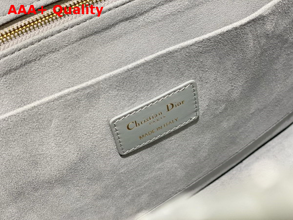 Dior Medium Dior Book Tote Stone Gray Macrocannage Calfskin Replica