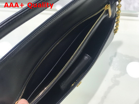 Dior Medium Diordouble Bag Black Smooth Calfskin Replica