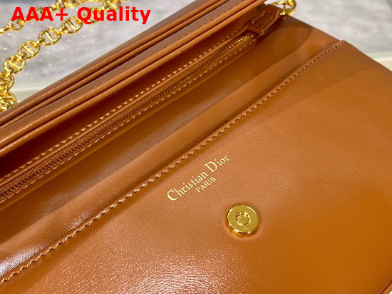 Dior Medium Diordouble Bag Cognac Colored Smooth Calfskin Replica