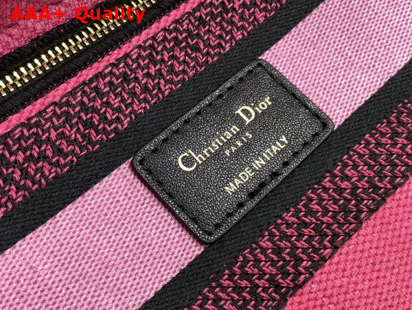 Dior Medium Lady D Lite Bag Pink Multicolor Toile de Jouy Voyage Embroidery Replica