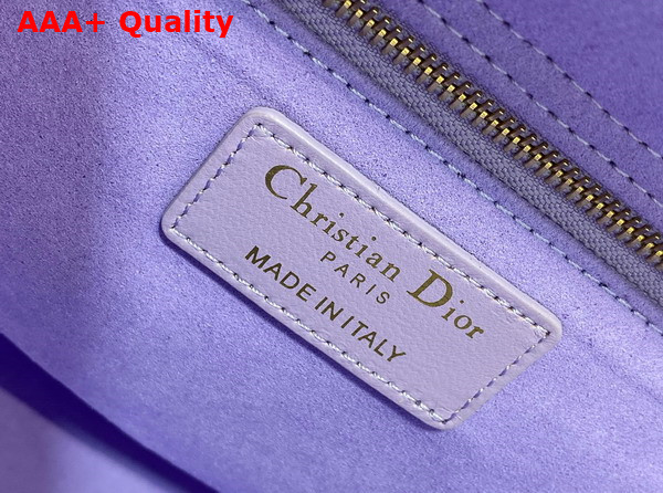 Dior Medium Lady Dior Bag Lilac Cannage Lambskin Replica