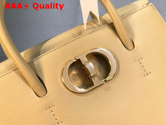 Dior Medium St Honore Tote Beige Grained Calfskin Replica