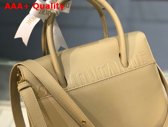 Dior Medium St Honore Tote Beige Grained Calfskin Replica