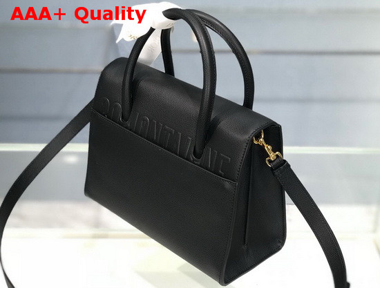 Dior Medium St Honore Tote Black Grained Calfskin Replica