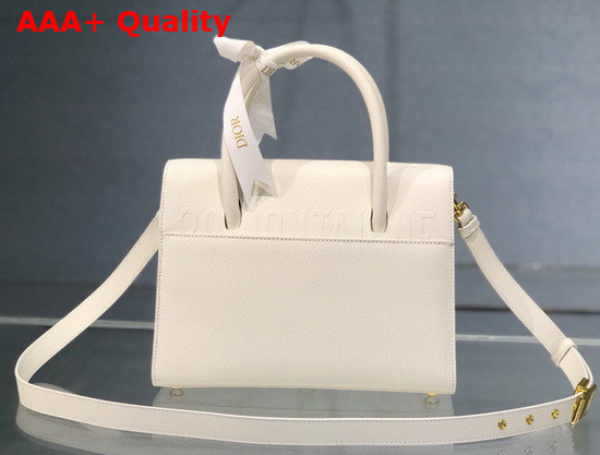 Dior Medium St Honore Tote Latte Grained Calfskin Replica