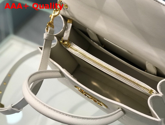 Dior Medium St Honore Tote Latte Grained Calfskin Replica