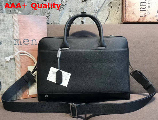 Dior Men Briefcase Black Grained Calfskin Replica