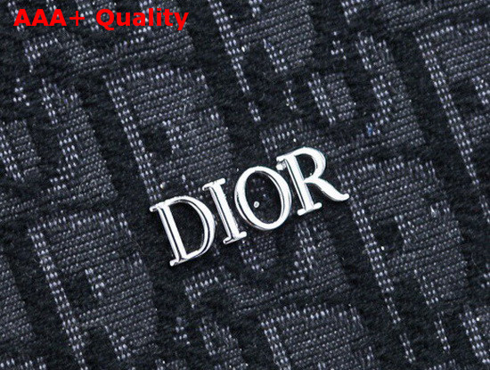 Dior Messenger Bag in Black Dior Oblique Jacquard Canvas Replica