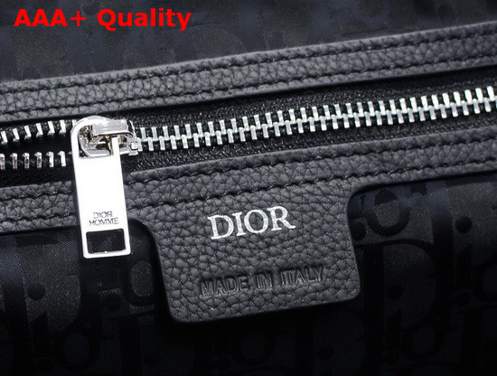 Dior Messenger Bag in Black Grained Calfskin Replica