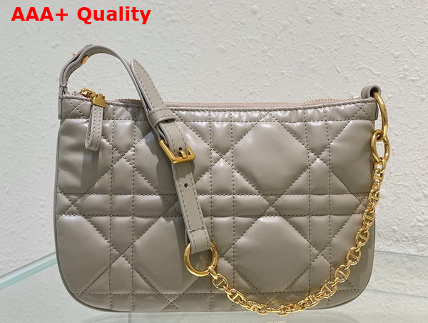 Dior Mini Dior Caro Tulip Bag Sage Green Quilted Macrocannage Calfskin Replica