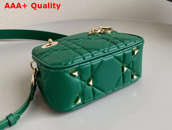 Dior Mini Lady 95 22 Bag Green Cannage Calfskin Replica