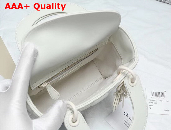 Dior Mini Lady Dior Ultra Matte Bag in White Replica