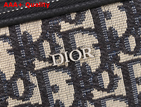 Dior Mini Rider Sling Bag Beige and Black Dior Oblique Jacquard Replica