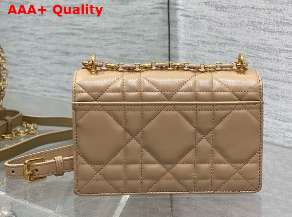 Dior Miss Caro Mini Bag in Caramel Beige Macrocannage Lambskin Replica