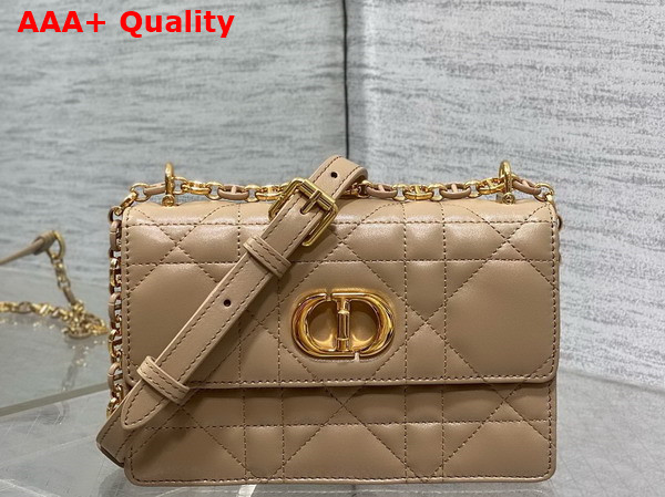 Dior Miss Caro Mini Bag in Caramel Beige Macrocannage Lambskin Replica