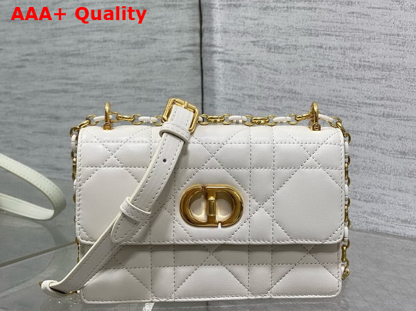 Dior Miss Caro Mini Bag in Latte Macrocannage Lambskin Replica